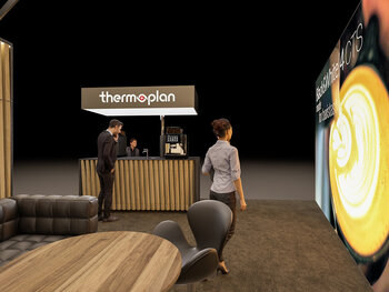 New booth for the World Latte Art Championships